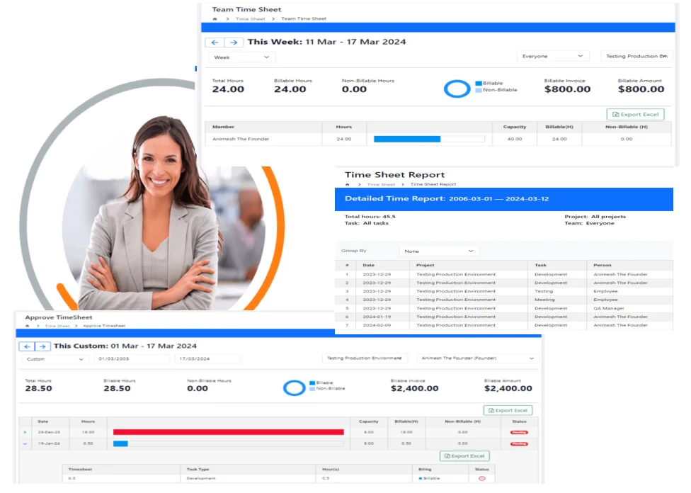 Efficient Timesheet Management Software