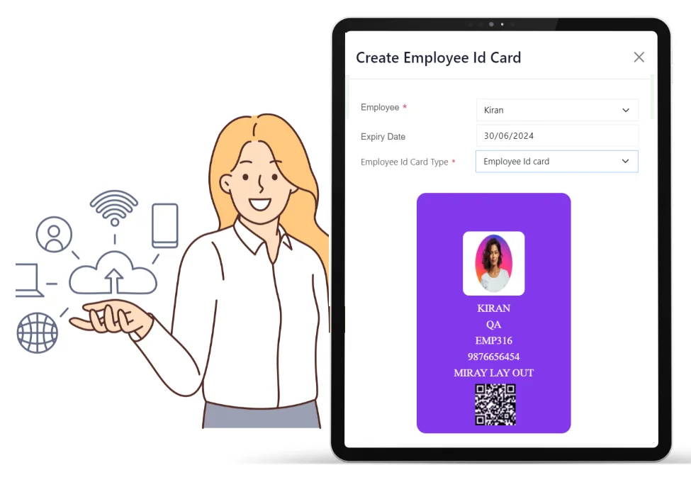Personalized Credential Like Employee Identity Card