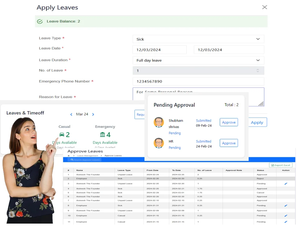 Leave Management Details