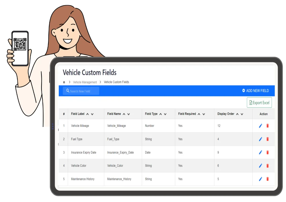 Vehicle Custom Feild